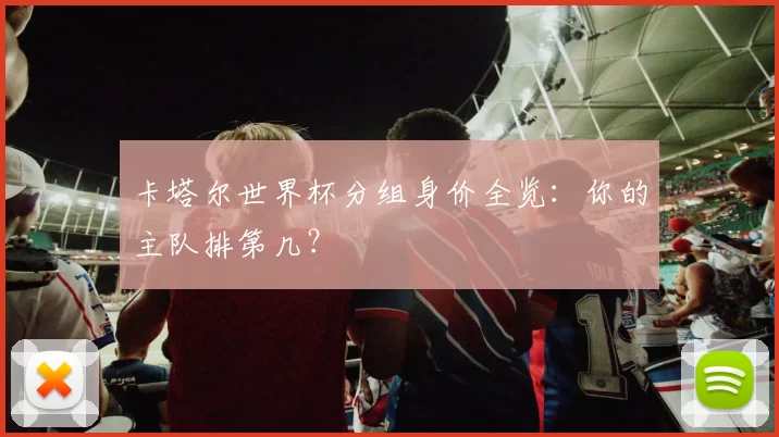 卡塔尔世界杯分组身价全览:你的主队排第几?