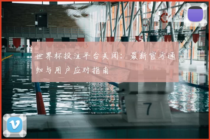 世界杯投注平台关闭：最新官方通知与用户应对指南